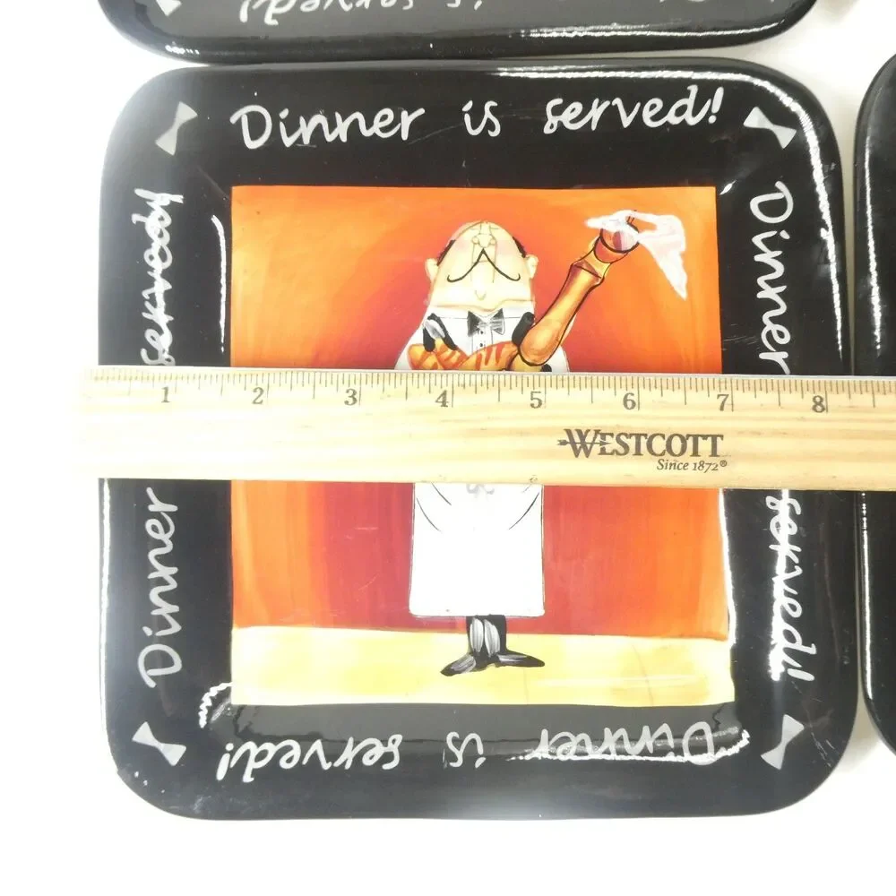 4 Square Plates 8
